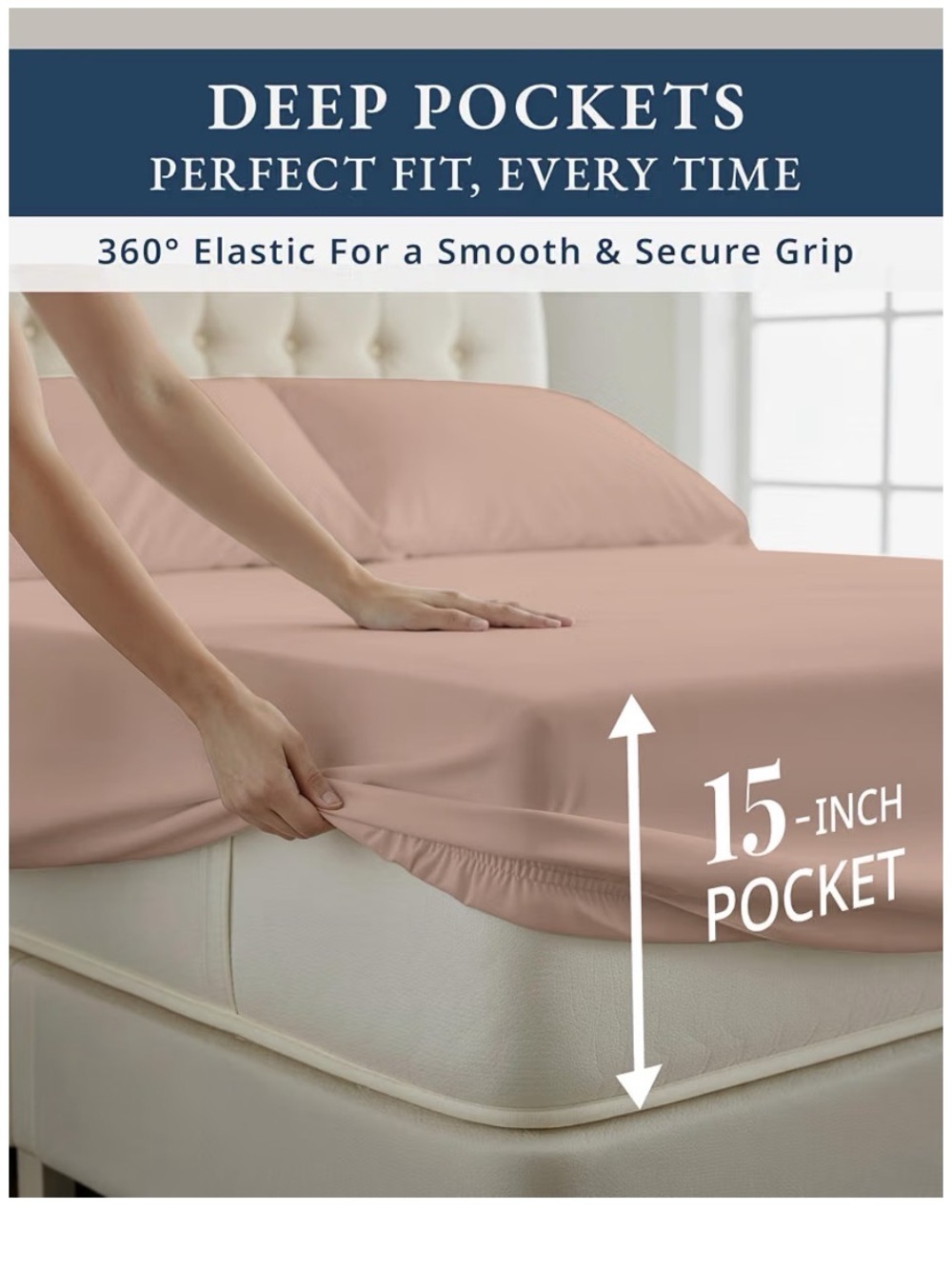 Dusty Rose Full Bed Sheet Set